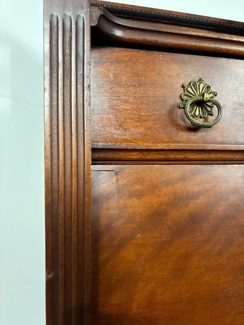 Edwardian Mahogany Bureau Bookcase – Waring & Gillow Style