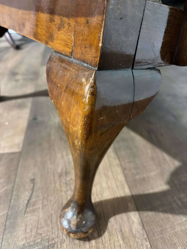 Art Deco Walnut Framed Arm Chair2