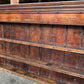 Antique Georgian 19th Century Oak Wall Hanging Shelves Kitchen Larder Pantry