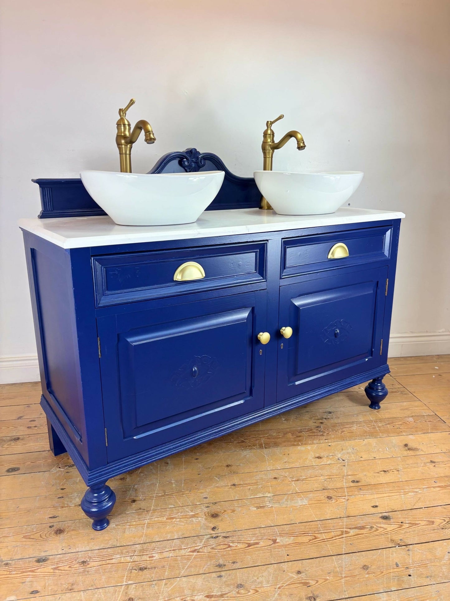 Vintage Bathroom Vanity Unit Made to Order Vanity Unit Custom Made Bathroom Furniture Antique Traditional Bathroom Washstand Basin Unit