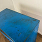 Vintage Rustic Blue Wooden Cupboard