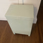 Mid century laundry basket repainted light green
