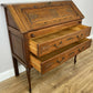 Secretaire Writing Desk Vintage French Louis Oak Rare Bureaux Cabinet LOT 6318
