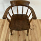 CC41 Captains Chair English Elm and Beech Chair Arts & Crafts Style Vintage Office Desk Chair