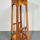 Arts and Crafts Oak Pedestal display Jardiniere stand