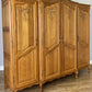 Wardrobe Vintage French Louis XVI Style Oak Four Door Carved Armoire LOT 6104