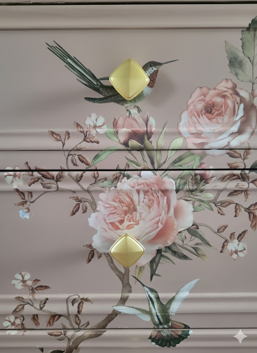 The Hummingbird Collection: A Bespoke Artisan Chest of Drawers