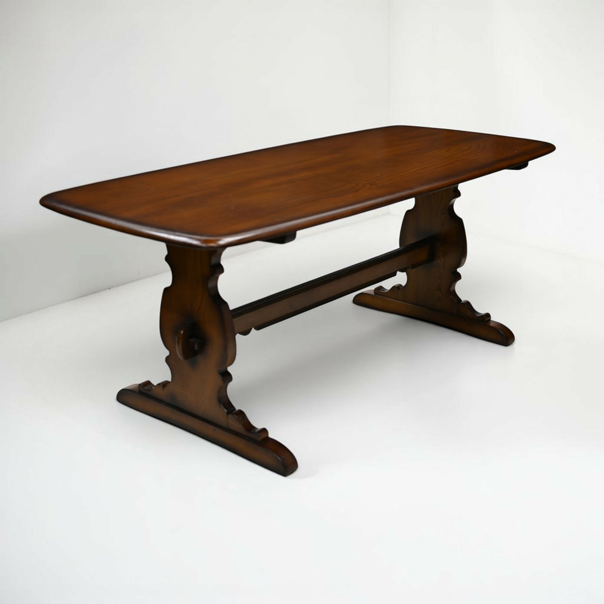 Ercol Refectory Dining Table Golden Dawn Finish #419 Plank Top FREE UK Delivery