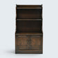 Ercol Old Colonial Waterfall Bookcase 2 Shelves Dark Finish FREE UK Delivery