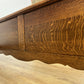 Bed Vintage French Louis XVI Oak King Size Bed Frame Carved Headboard LOT 6383