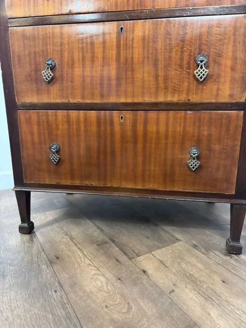 Vintage Mahogany Five Drawer Chest