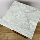 Bedside Table Antique French Style Marble Top Oak Cabinet Nightstand LOT 6241