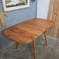 Ercol Plank Drop Leaf Dining Table ~ mid century ~ vintage ~ refurbished