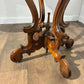Victorian Style Carved Mahogany Centre Table