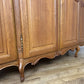 Wardrobe Vintage French Louis XVI Style Four Door Oak Carved Armoire LOT 4930
