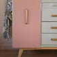 Sherbet sideboard close up pink door