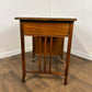 Edwardian Mahogany Art Nouveau Style Kneehole Desk