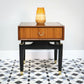 G Plan Bedside Cabinet Librenza Tola and Black Mid Century