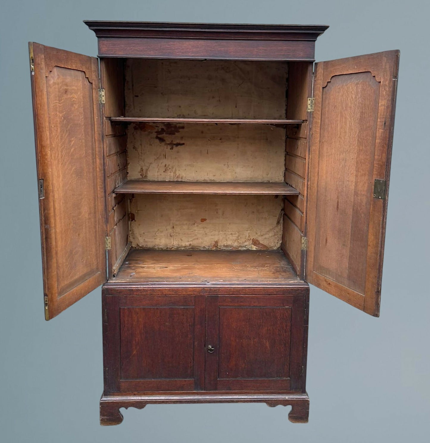 Oak Press Cupboard, Late 18th Century