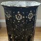 ANTIQUE SYRIAN DAMASCENE INLAID OCTAGONAL SIDE TABLE BONE MOTHER OF PEARL