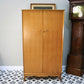 Alfred Cox Double Wardrobe in Walnut 1950s with Splayed Legs