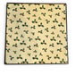 Vintage Folding Table with Holly Pattern | Rustic Wooden Accent Table