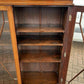 Vintage Mahogany Bookcase Display Cabinet With Adjustable Shelves