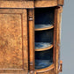 Victorian Inlaid Burr Walnut Credenza