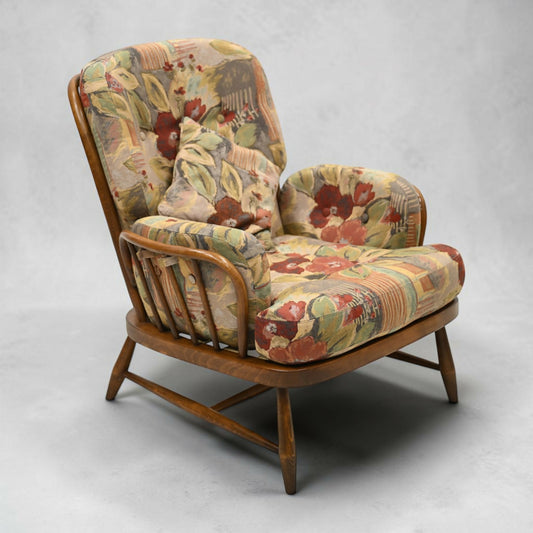 Ercol Jubilee Easy Chair Armchair Golden Dawn New Webbing EXC FREE UK Delivery*