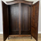 Wardrobe Antique French Louis XVI Style Oak Two Door Carved Armoire LOT 6466