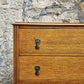 Vintage Chest Of Drawers Two Drawer Oak Cabinet Furniture Tallboy Super Proportions And Detailing