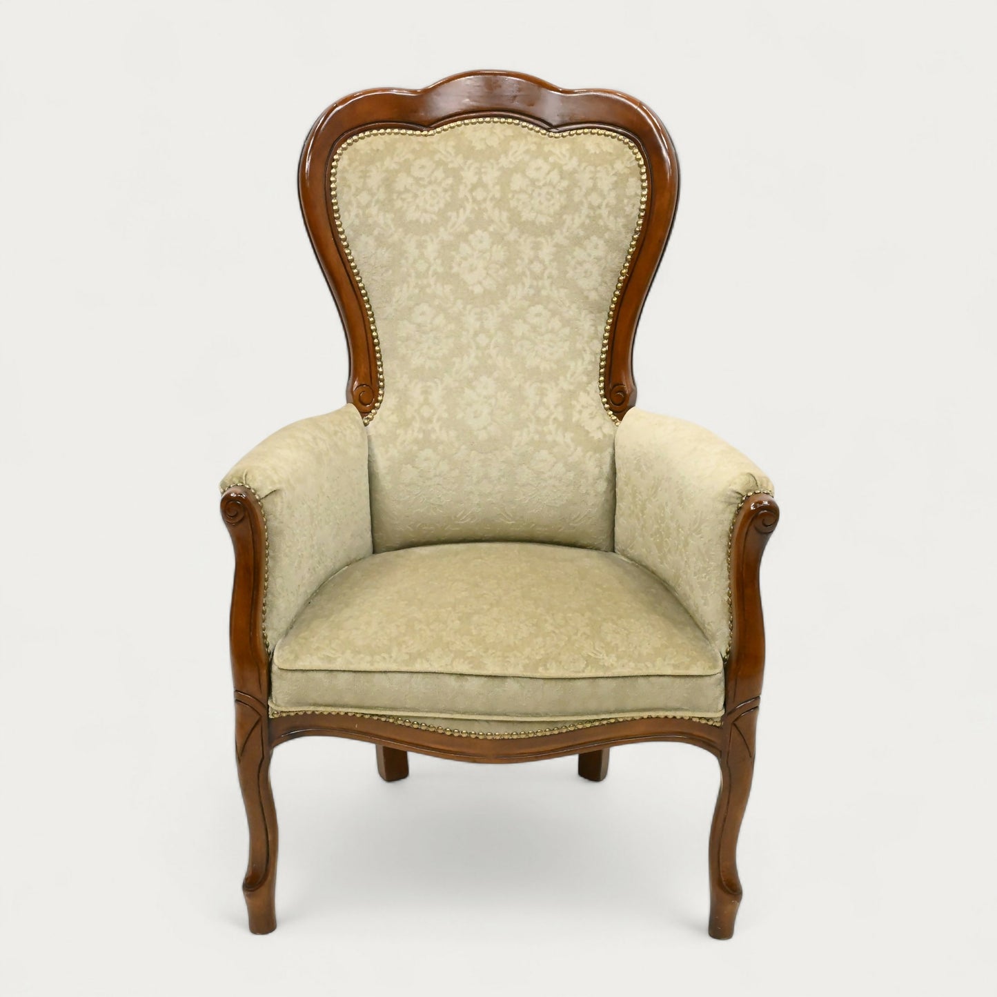 Vintage French Style Armchair Louis Philippe 3 Arch Spoon Back FREE UK Delivery. SBR10825/1308E
