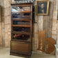 Vintage Modular Globe Wernicke Solicitor Barrister Six Stack Bookcase Glazed Cupboards, c1930