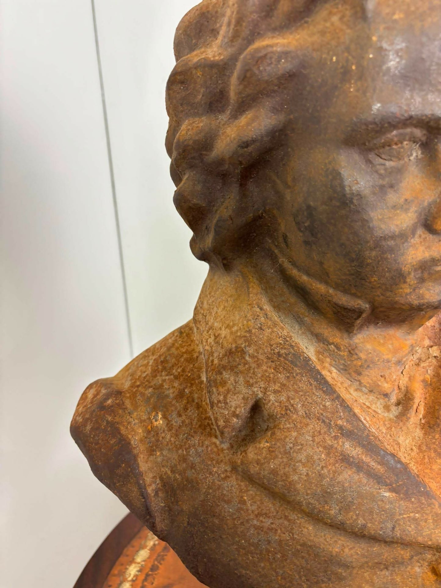 Heavy Cast Iron Bust of Beethoven