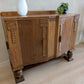 1930s Art Deco Quarter-Sawn Oak Sideboard Drinks Cabinet