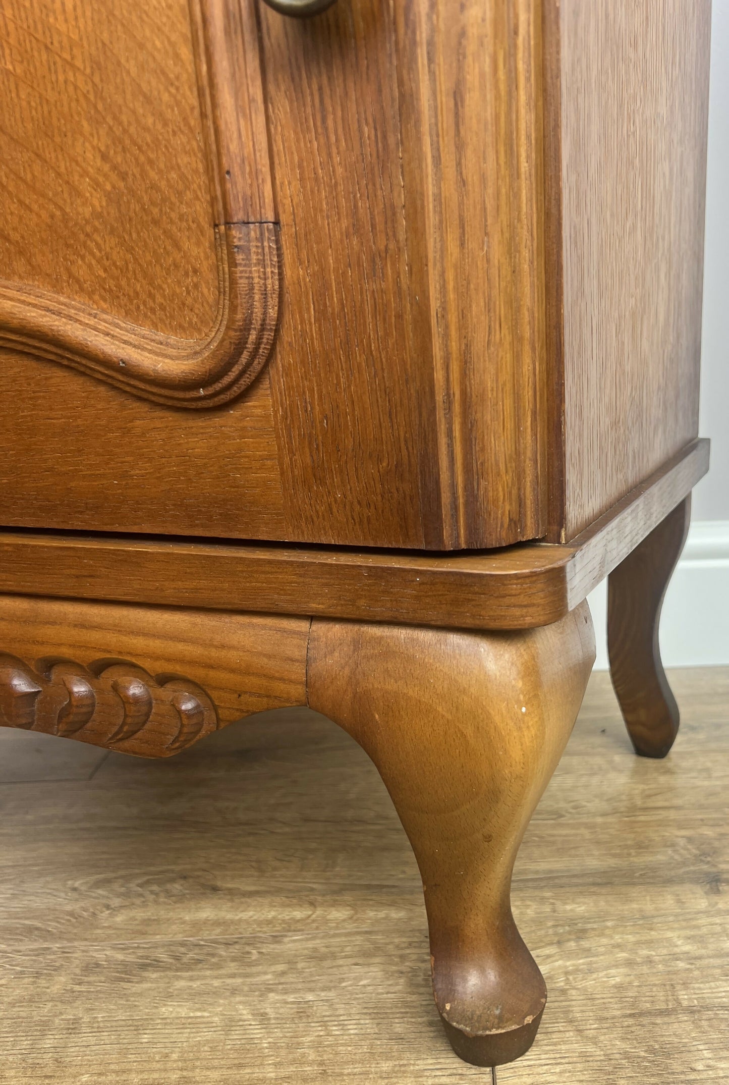 Pair of Bedside Tables Vintage French Louis XVI Nightstands Cabinets LOT 6364