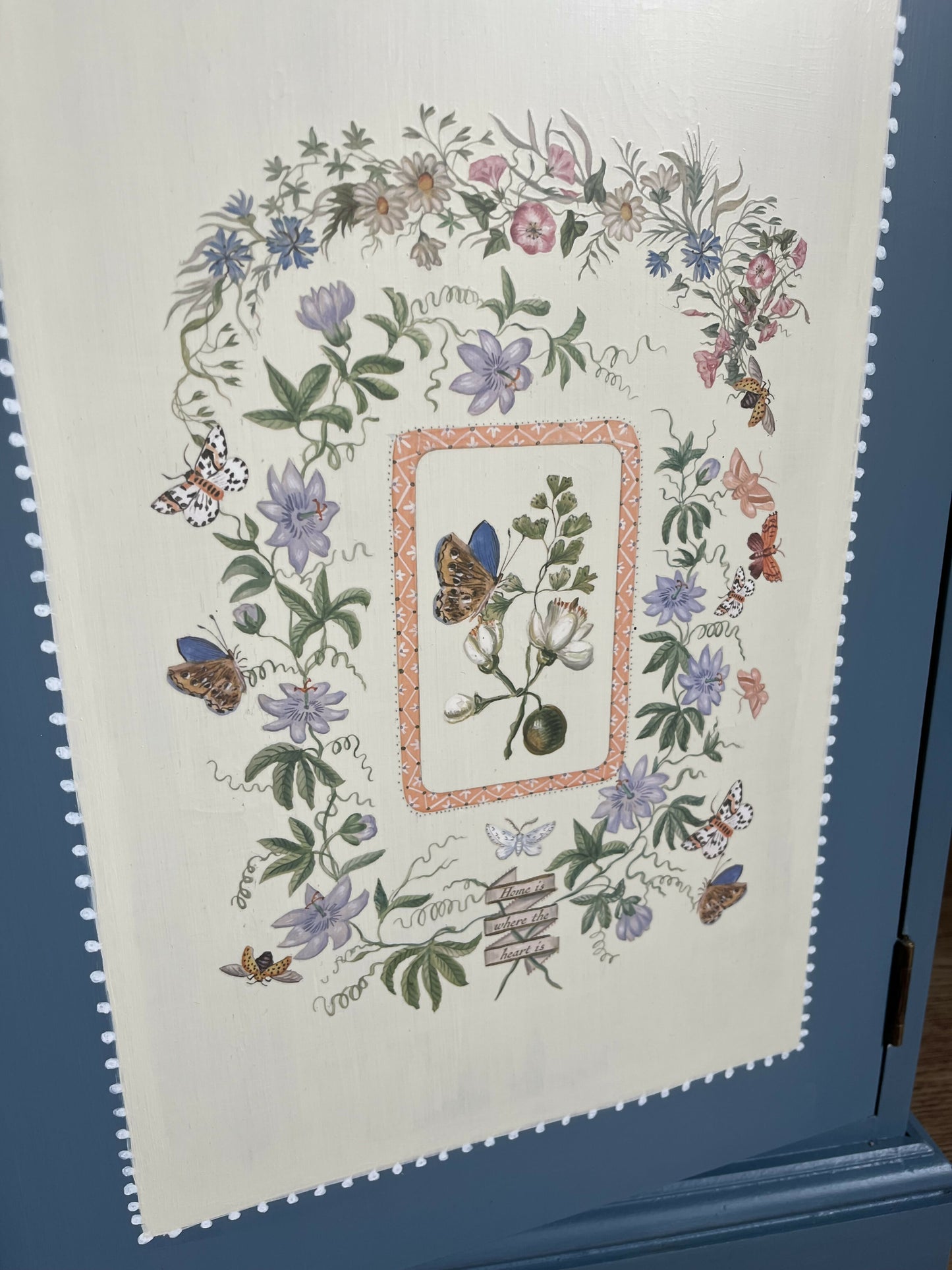 Blue Folky Cabinet