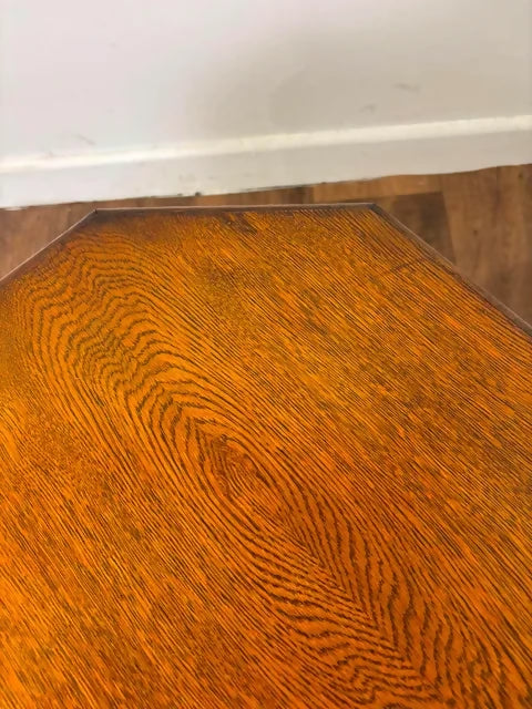 Vintage Oak Octagonal Coffee Table