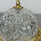 Ceiling Lamp Vintage French Brass Crystal Glass Chandelier Pendant LOT 6470