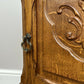 Bedside Table Vintage French Louis Style Oak Nightstand Carved Cabinet LOT 6300