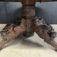 French Carved Oak Hunting Table