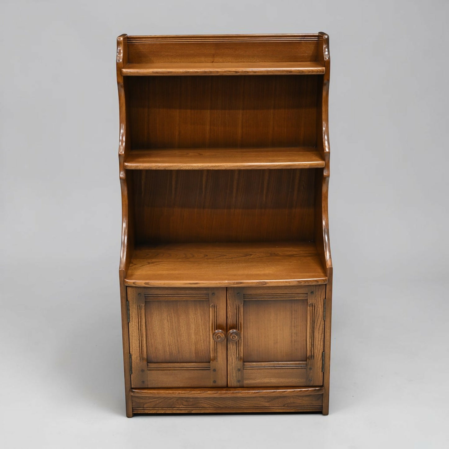 Ercol Old Colonial Waterfall Bookcase 2 Shelves Golden Dawn FREE UK Delivery