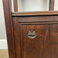 Bedside Table Antique French Style Marble Top Walnut Cabinet Nightstand LOT 6239