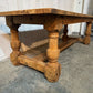Characterful Larger Bleached Oak Farmhouse Dining Table