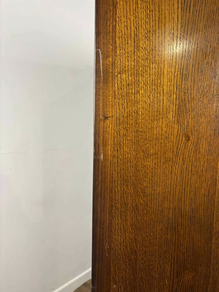 Vintage Oak Priory Style Double Wardrobe by Locks of London