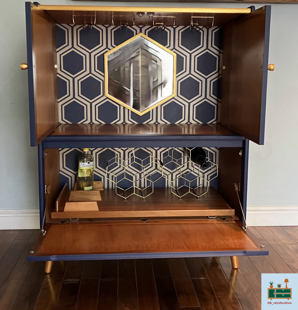 Nathan Squares Cocktail Cabinet