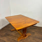 Cherry Wood Refectory Style Extending Table with Concealed Leaves