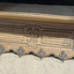 Pretty French Oak Wall Shelf / Coat Rack