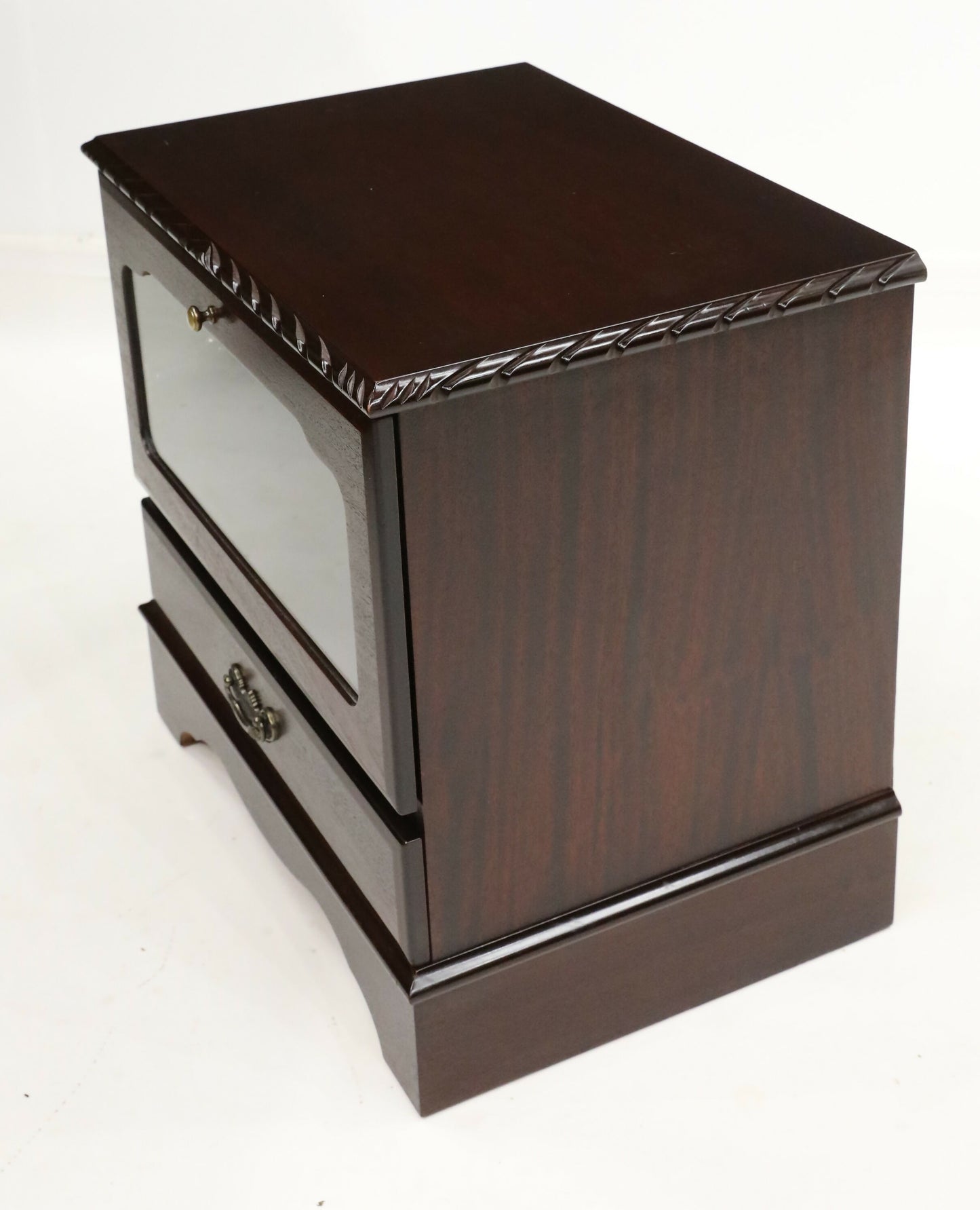 Modern Television Stand With Media Box Area And Drawer FREE UK Delivery. SBR6932/2202B