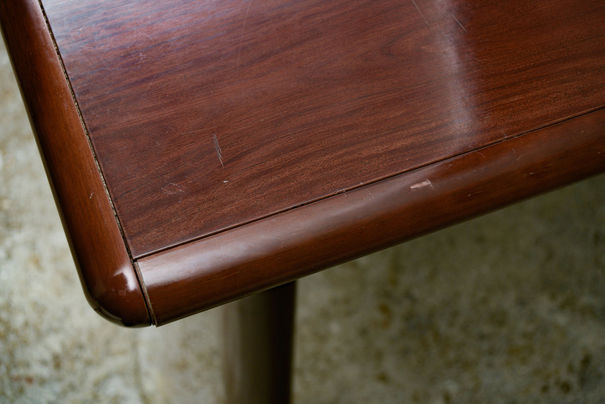 Mid Century Style Mahogany Dining Table or Boardroom Table - 7 FT - 8 Seater